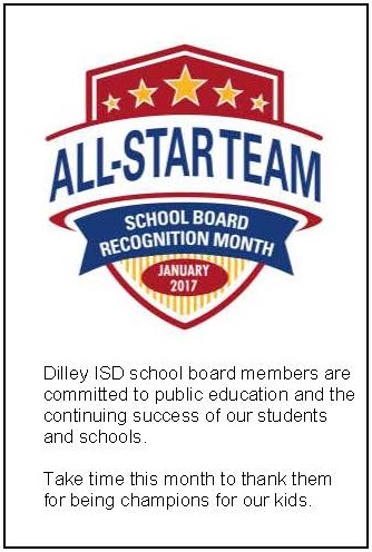 Board Appreciation Month January 2017